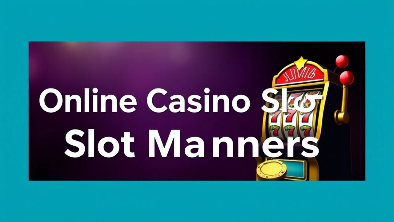 This Ultimate Handbook to Online Casino Slot Manners: Dos and Don'ts