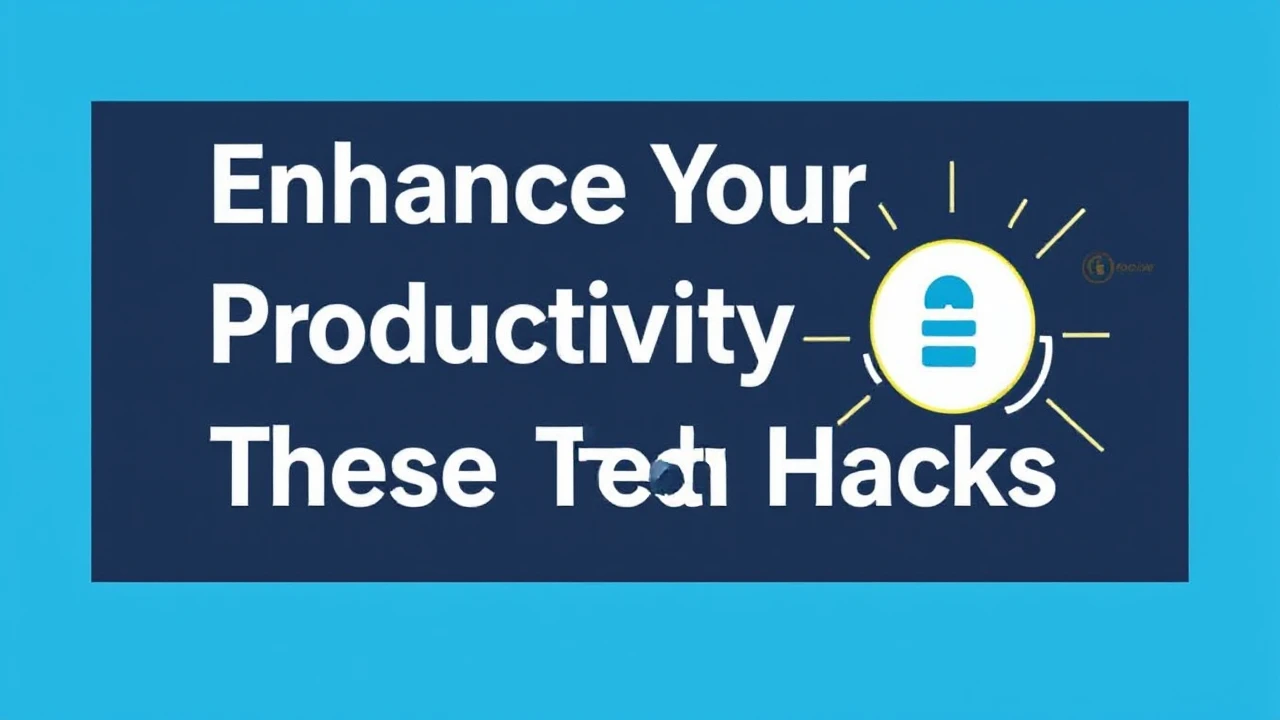 Enhance Your Productivity with These 10 Tech Hacks