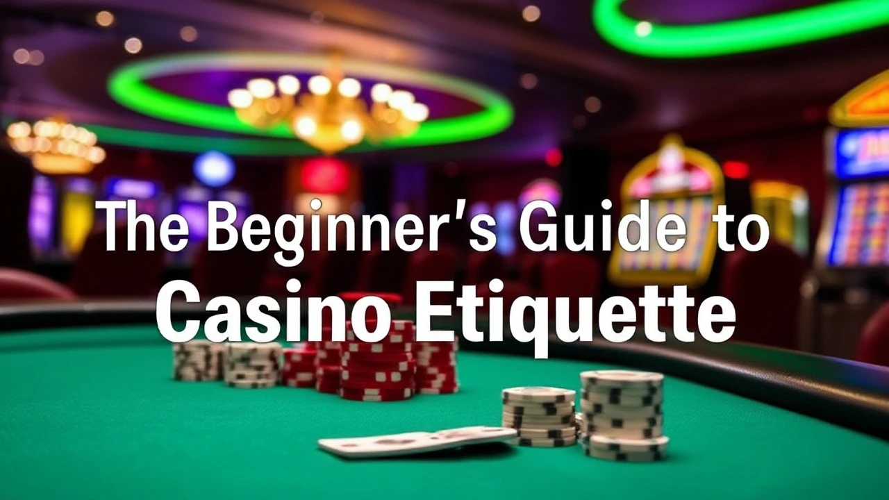 The Beginner's Guide to Casino Etiquette: Dos and Don'ts for Newcomers