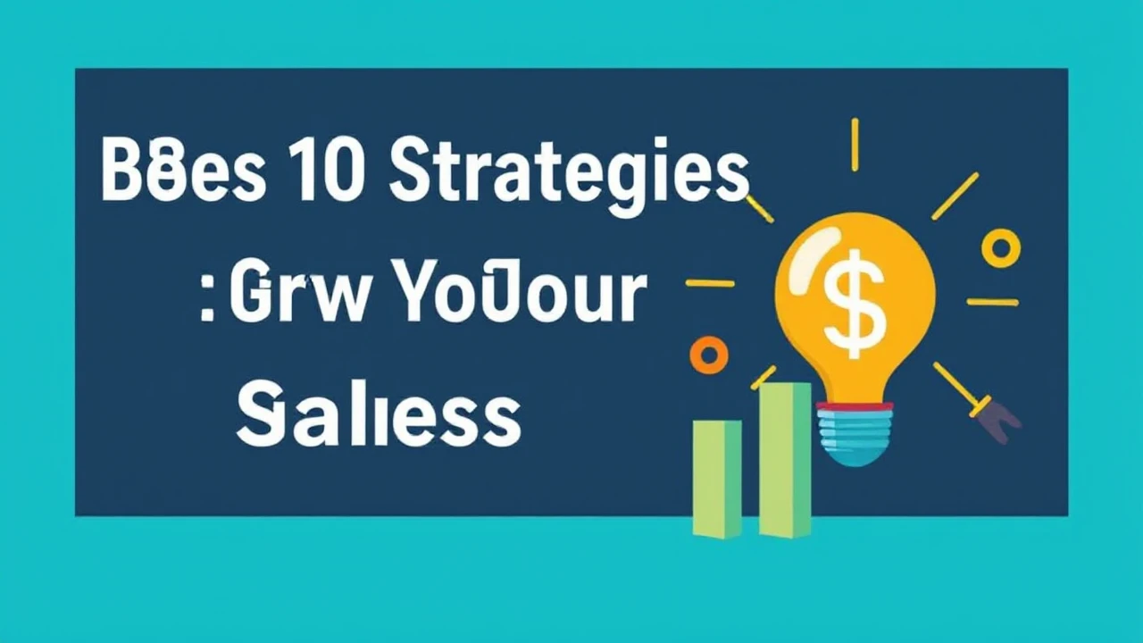 Best 10 Strategies to Grow Your Business Sales Revenue