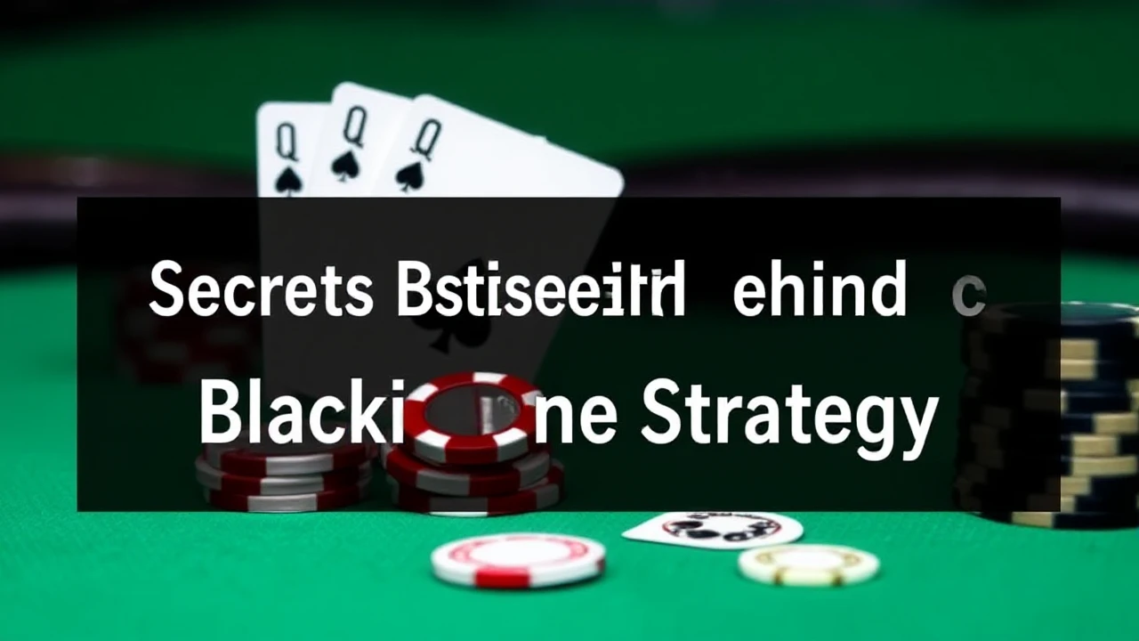 Revealing the Secrets Behind Casino Blackjack Strategy