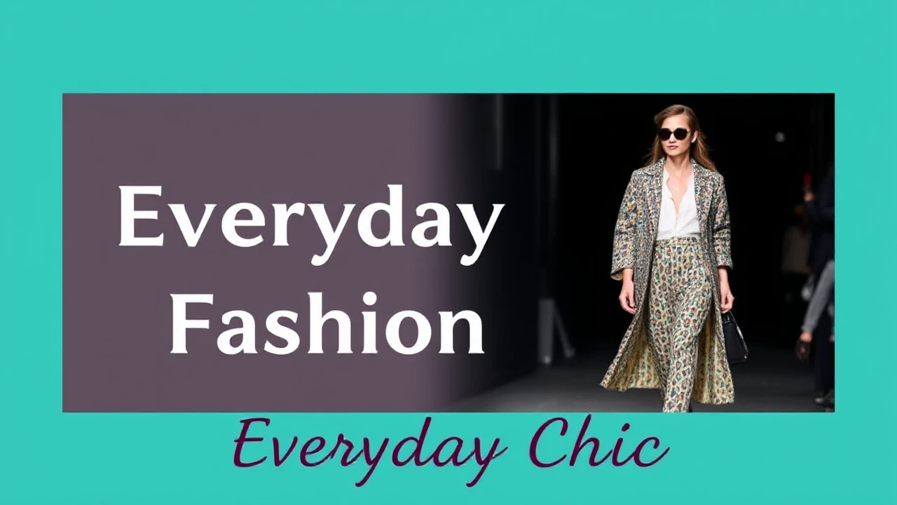 Everyday Chic: Embracing Runway Fashion Trends