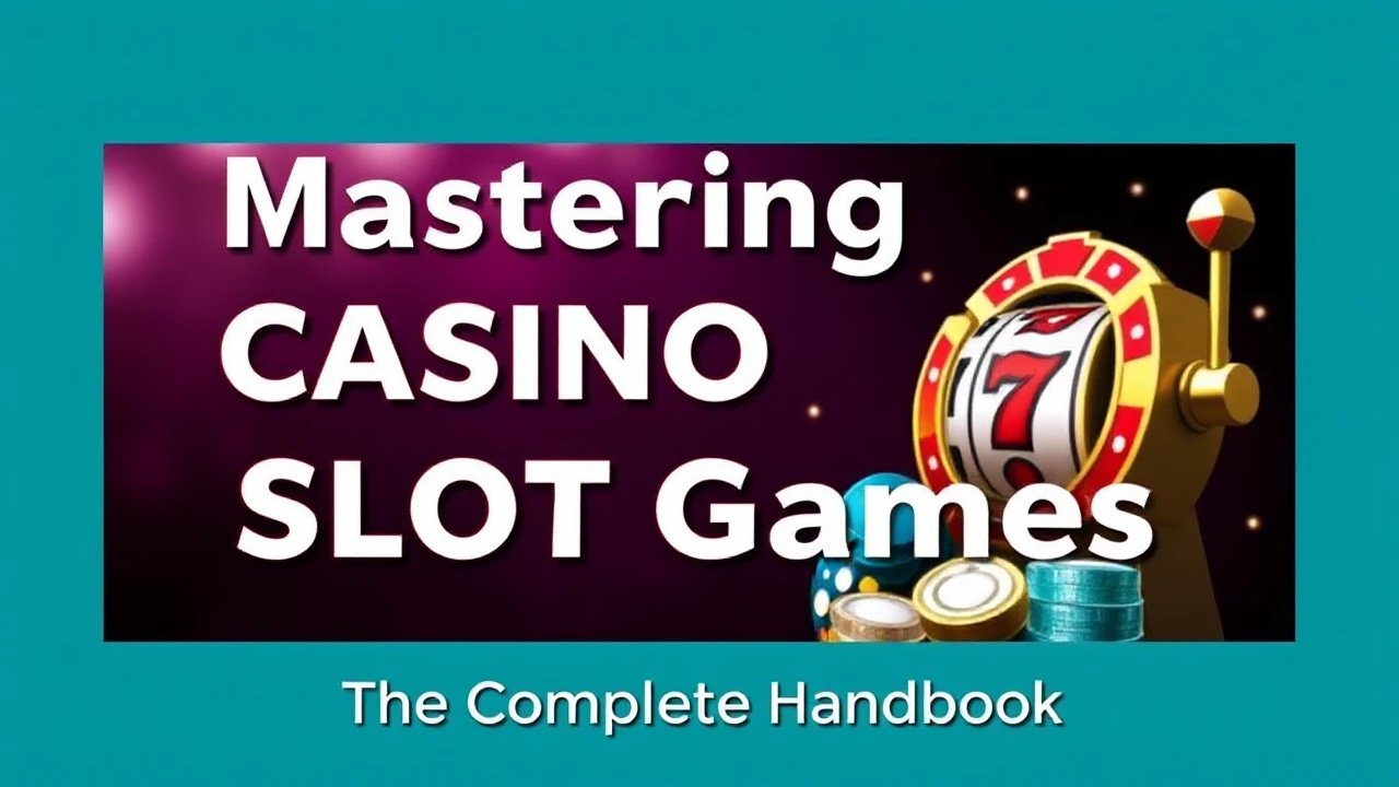 Mastering Casino Slot Games: Your Complete Handbook