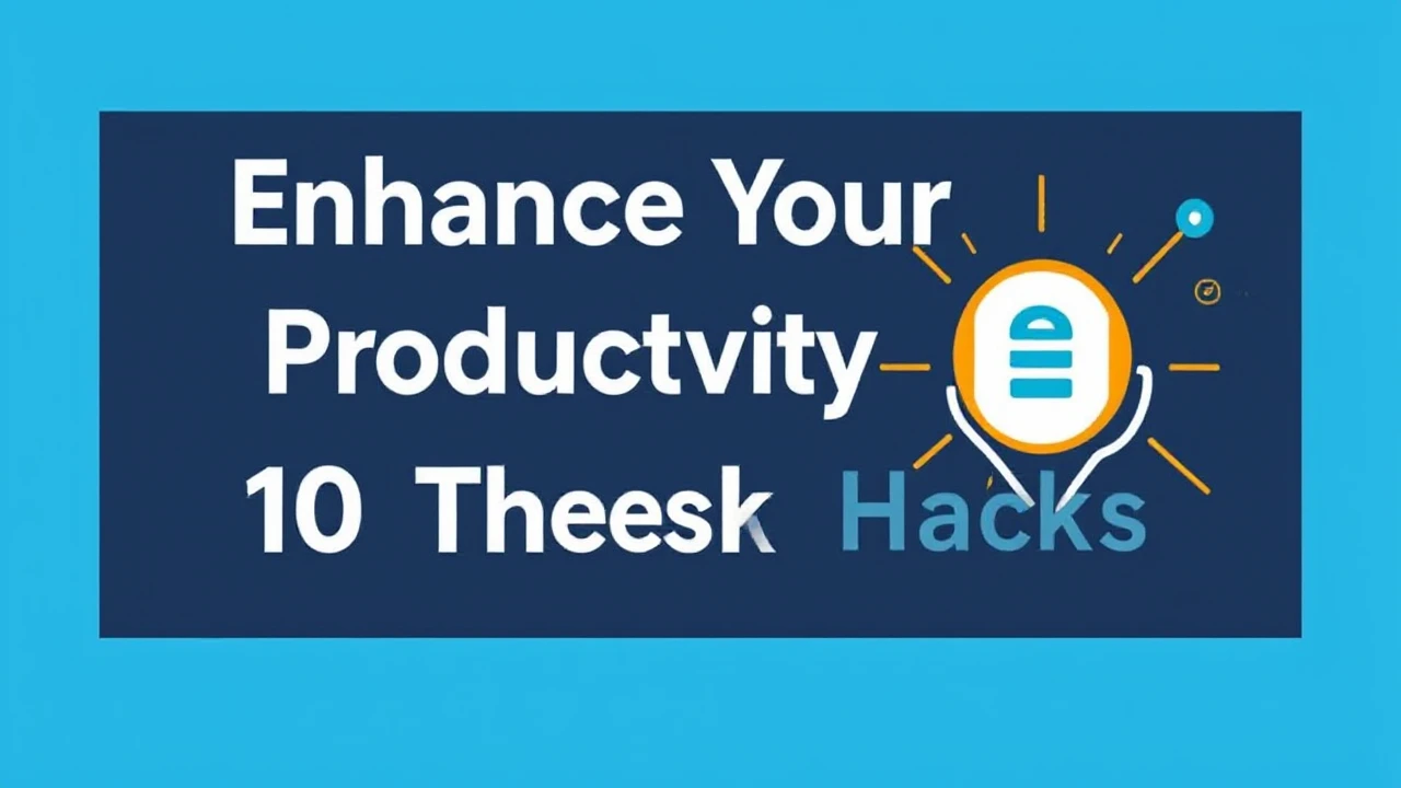 Enhance Your Productivity with These 10 Tech Hacks