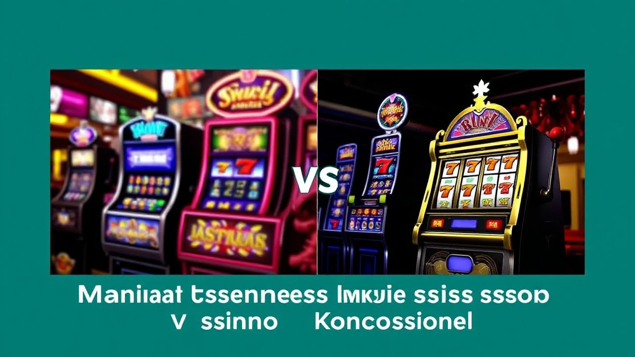 Manfaat Bermain Mesin Slot Casino Secara Online vs. Kasino Konvensional
