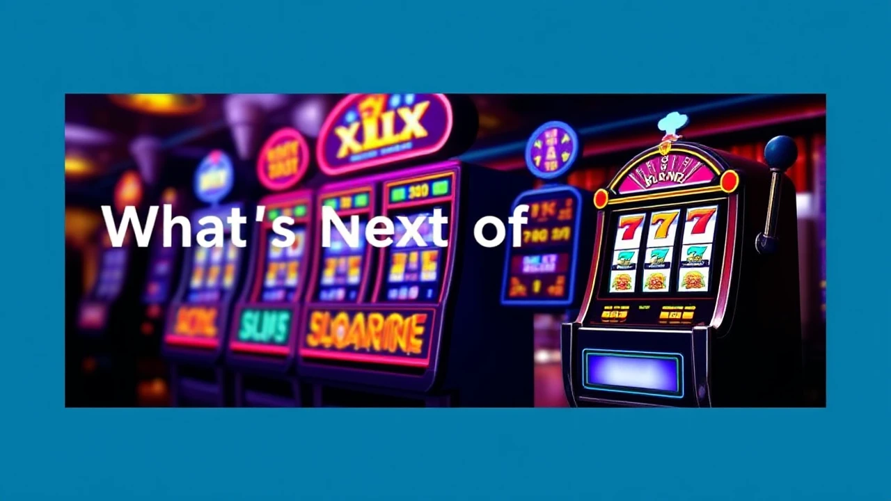 What's Next of Slot Machine Technology: Emerging Technologies to Keep an Eye On