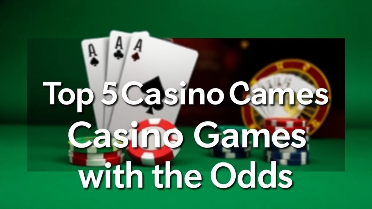Discovering the Top 5 Casino Games with the Best Odds