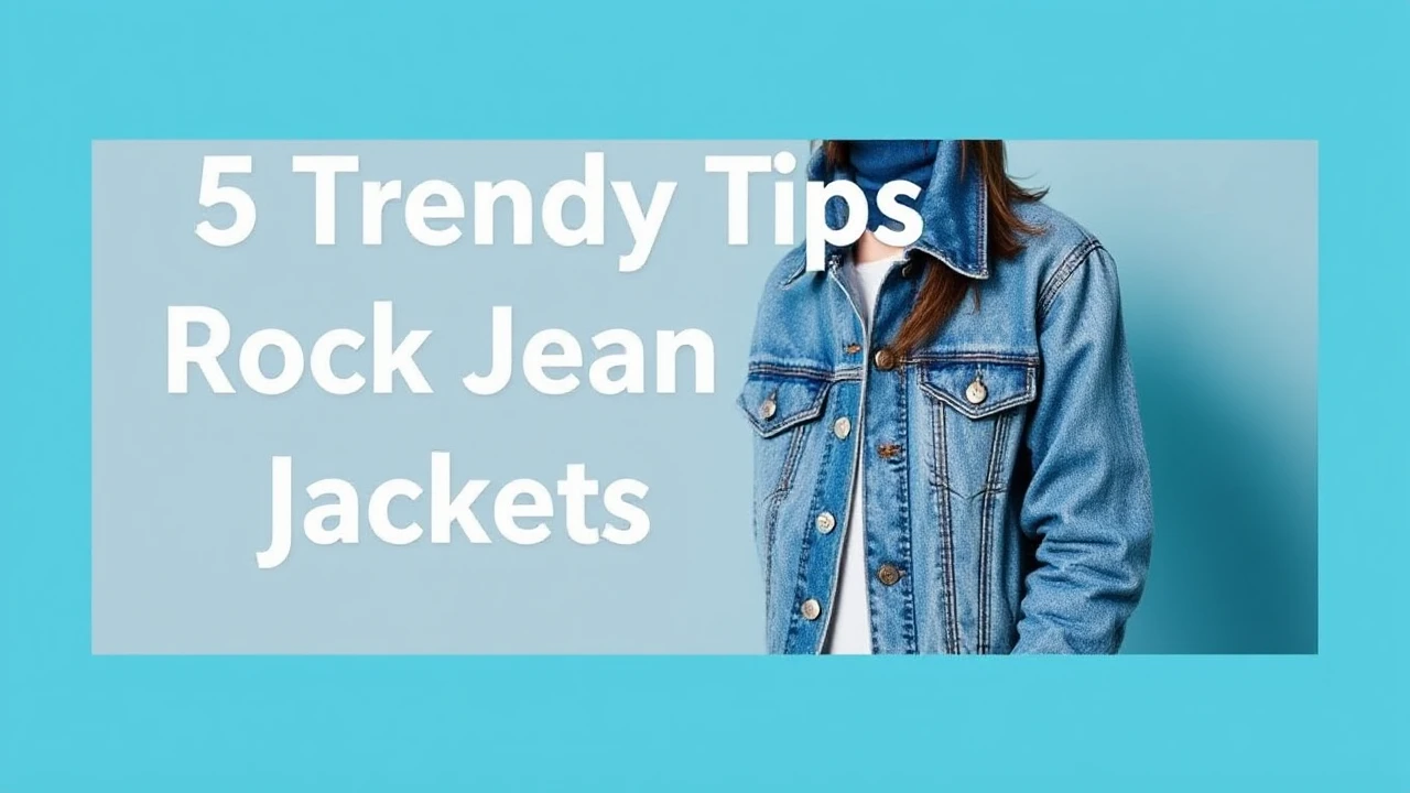 5 Trendy Tips to Rock Jean Jackets This Season: Expert Advice
