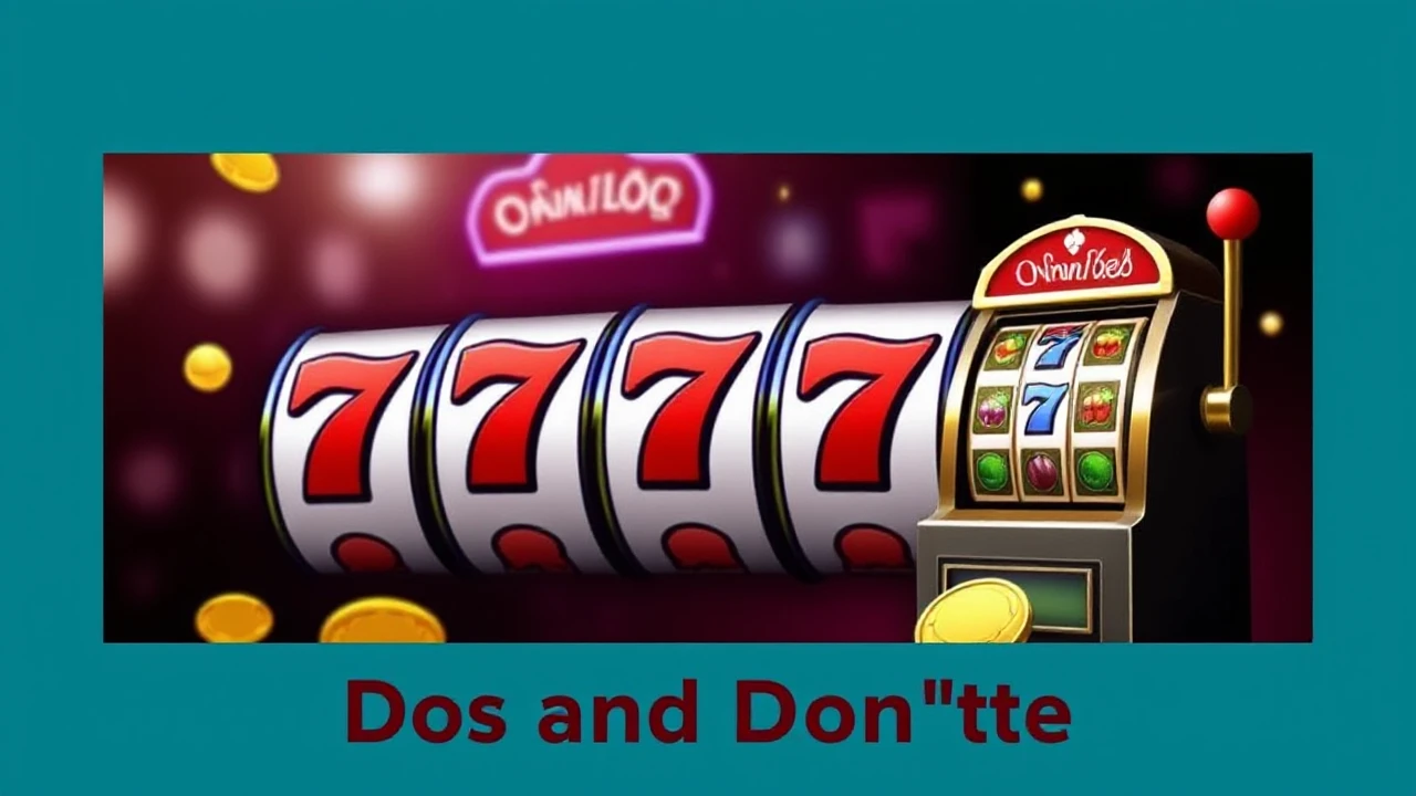A All-Inclusive Guide to Web-Based Betting Slot Etiquette: Dos and Don'ts