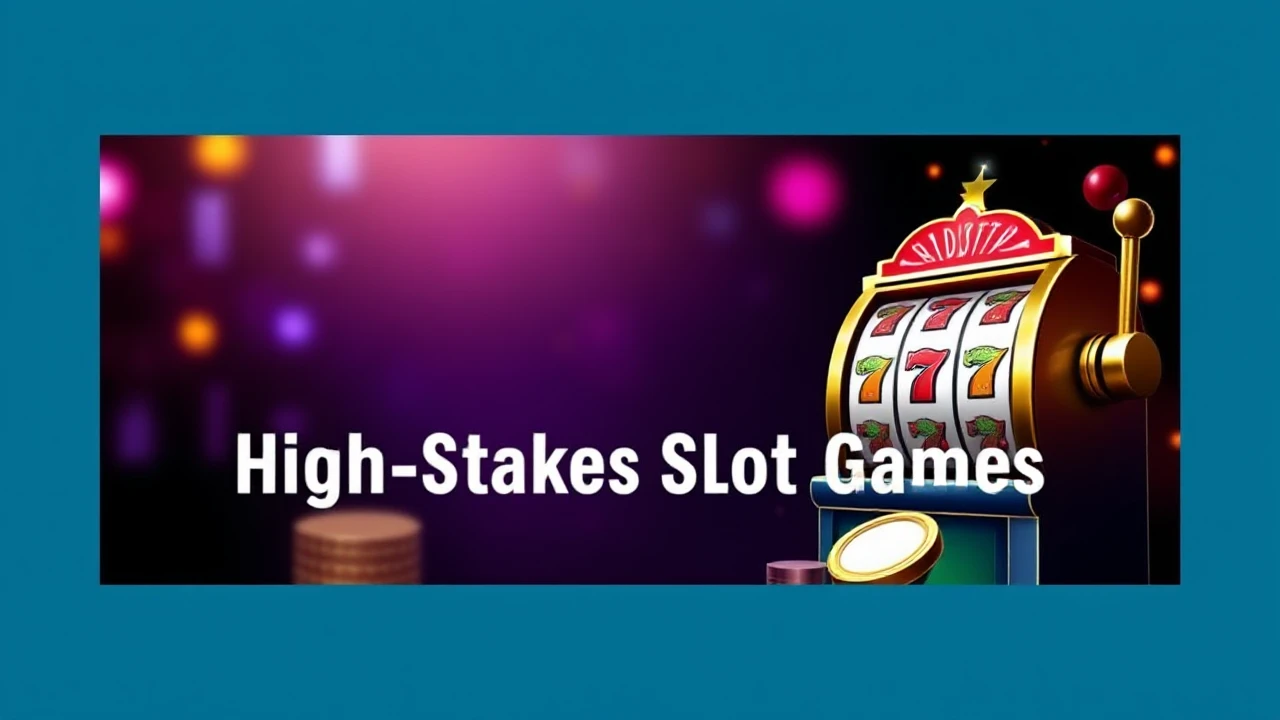 Embracing the Thrill of High-Stakes Slot Games