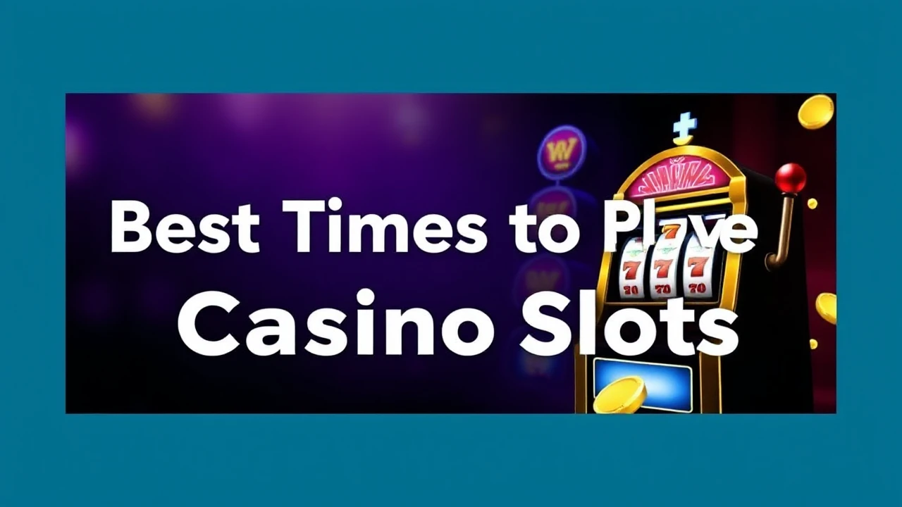 Get Lucky: Best Times to Play Casino Slots