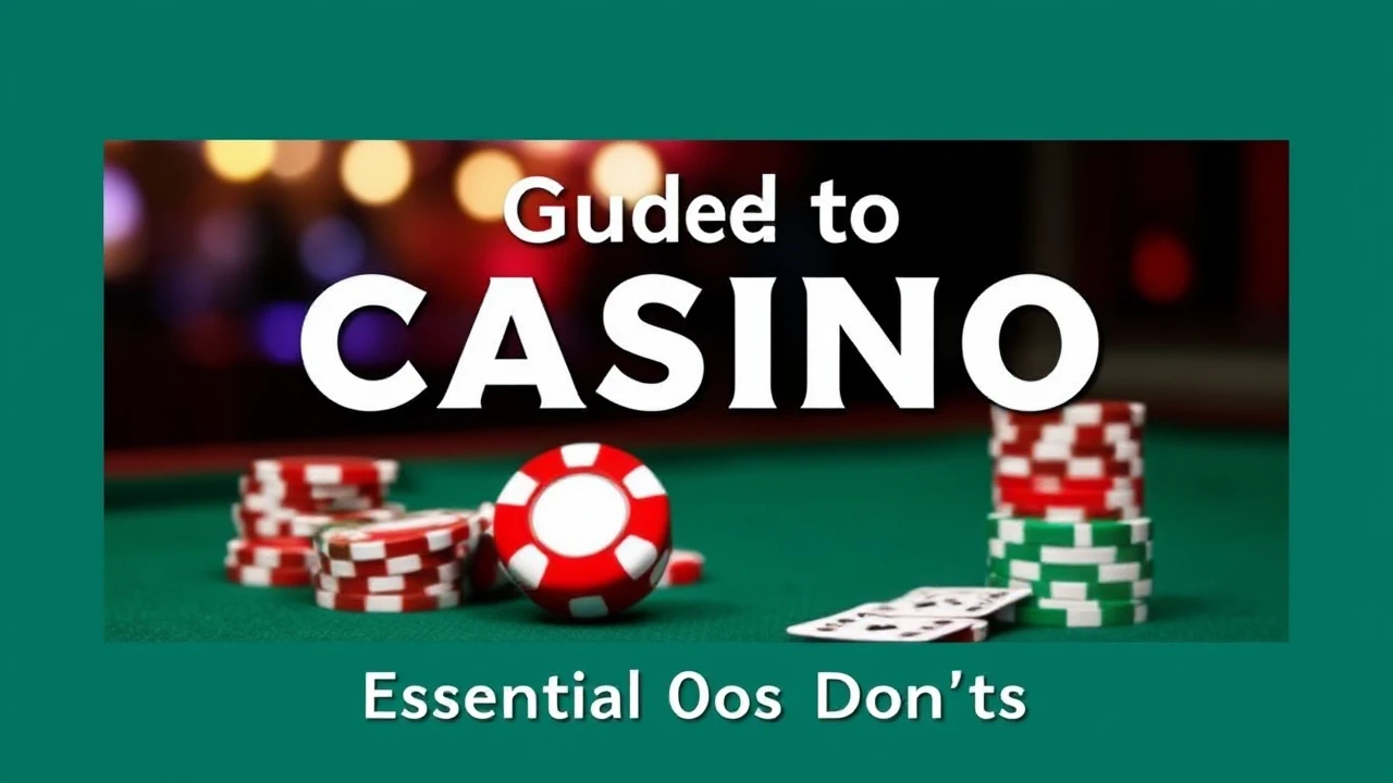 This Guide to Casino Etiquette: Essential Dos and Don'ts