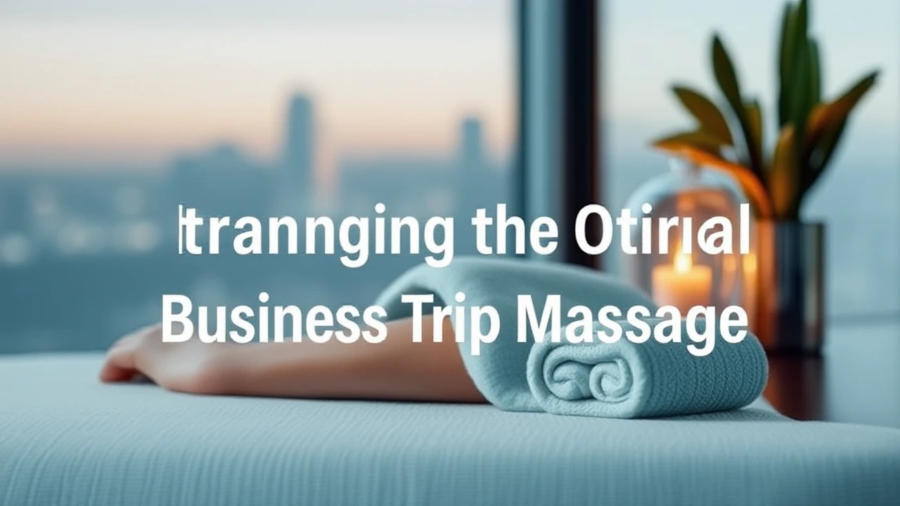 Mastering the Art for Arranging the Optimal Business Trip Massage