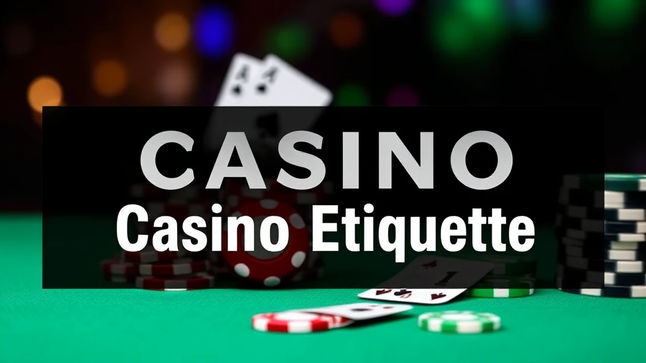 A Comprehensive Handbook to Casino Etiquette: Essential Do's and Don'ts