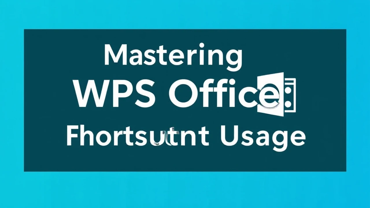Mastering WPS Office: Shortcuts for Fluent Usage