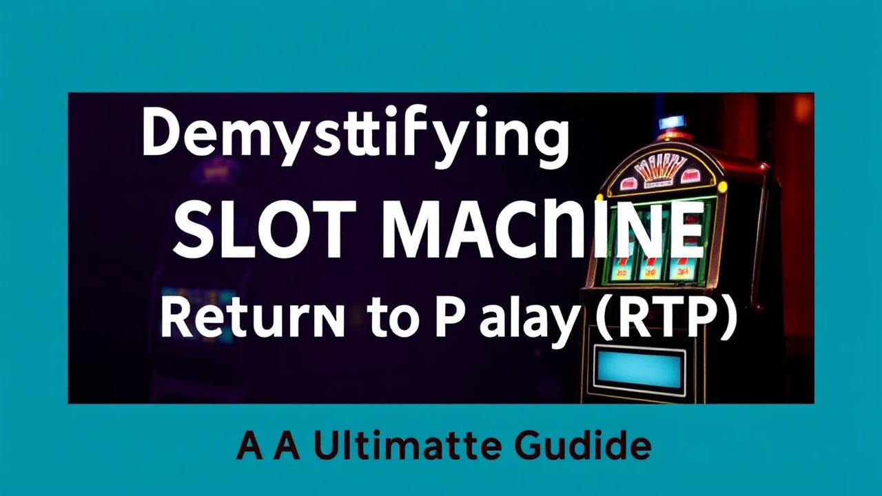 Demystifying Slot Machine Return to Player (RTP): A Ultimate Guide