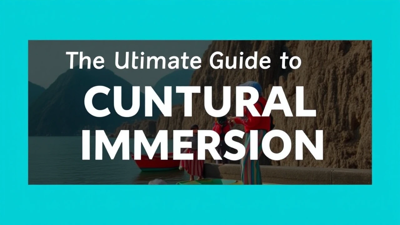The Ultimate Guide to Cultural Immersion: Embracing Local Traditions While Traveling