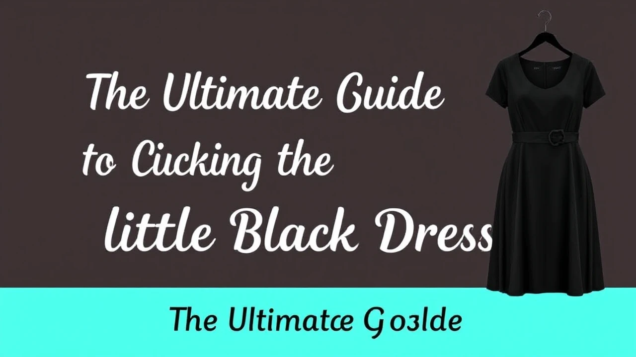 The Ultimate Guide of Picking the Ultimate Little Black Dress