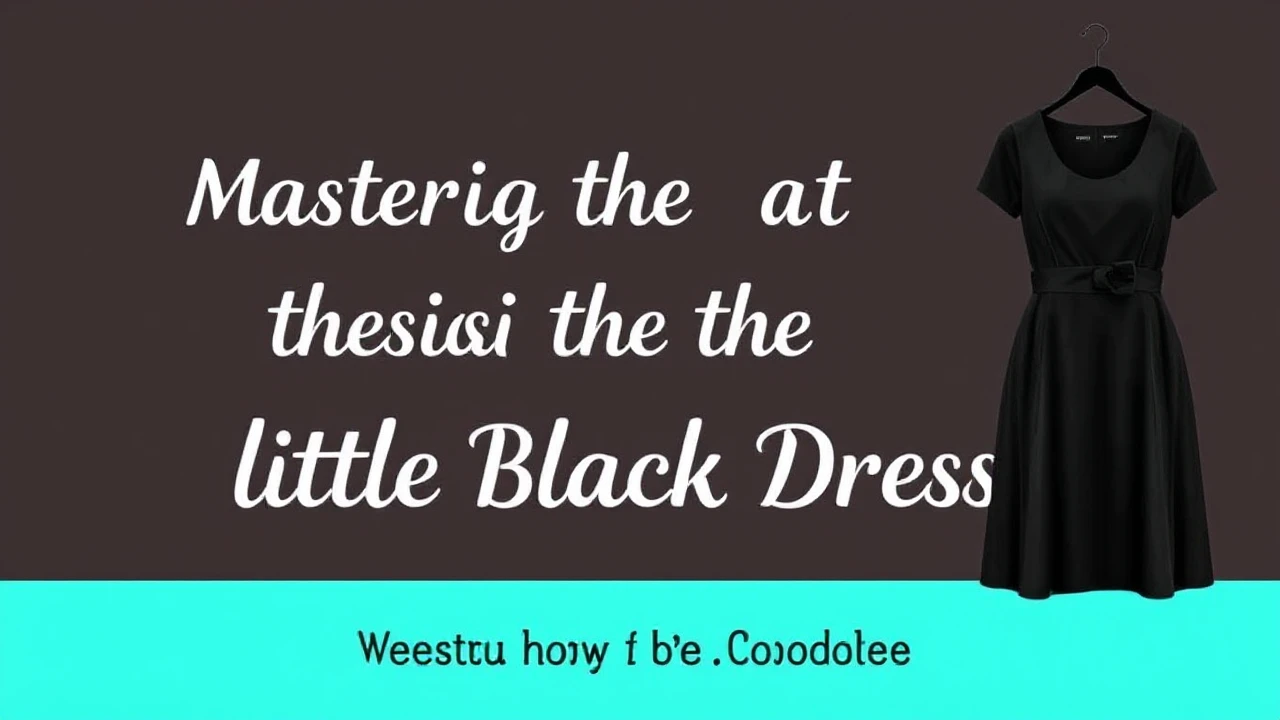 Mastering the Art of Choosing the Ultimate Little Black Dress