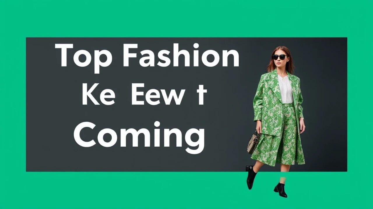 Top Fashion Trends to Keep an Eye on in the Coming Year