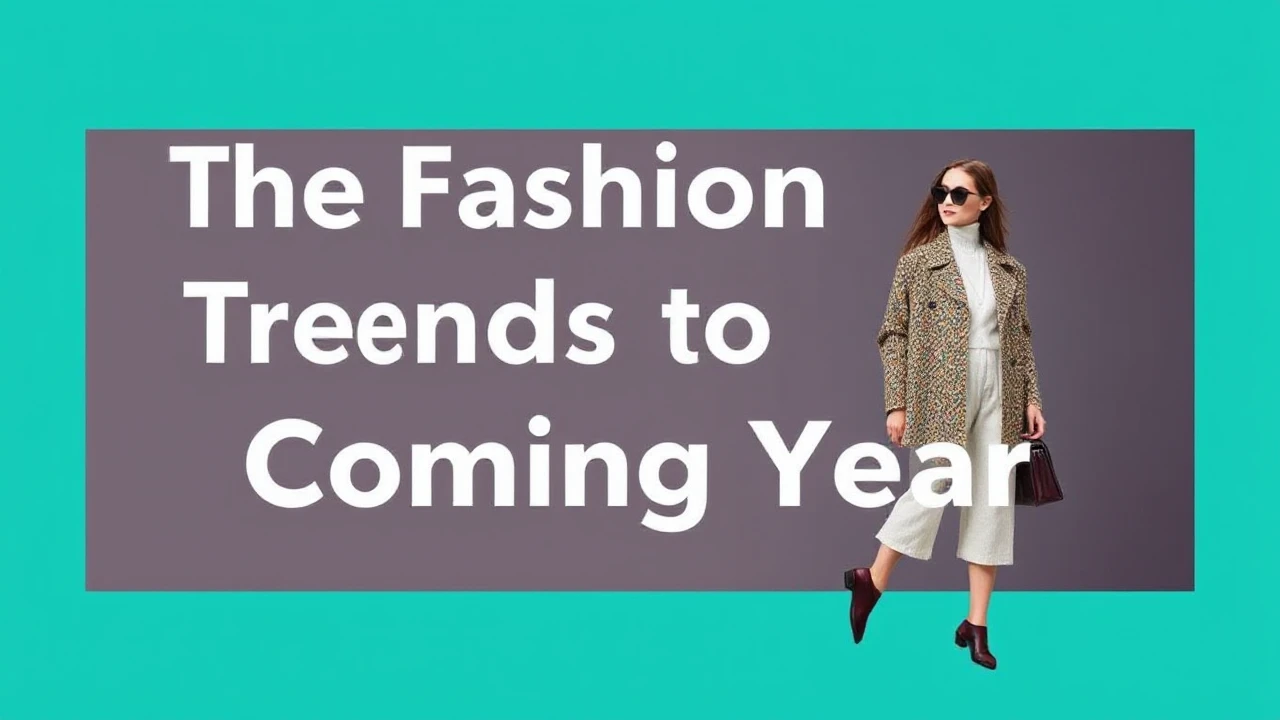 The Fashion Trends to Look Forward to in the Coming Year