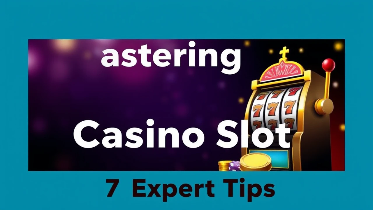 Mastering Casino Slots: 7 Expert Tips