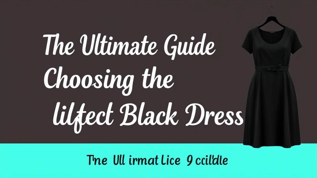 The Ultimate Guide of Choosing the Perfect Little Black Dress