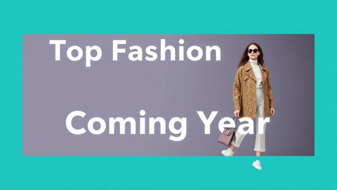 Top Fashion Trends to Keep an Eye on in the Coming Year