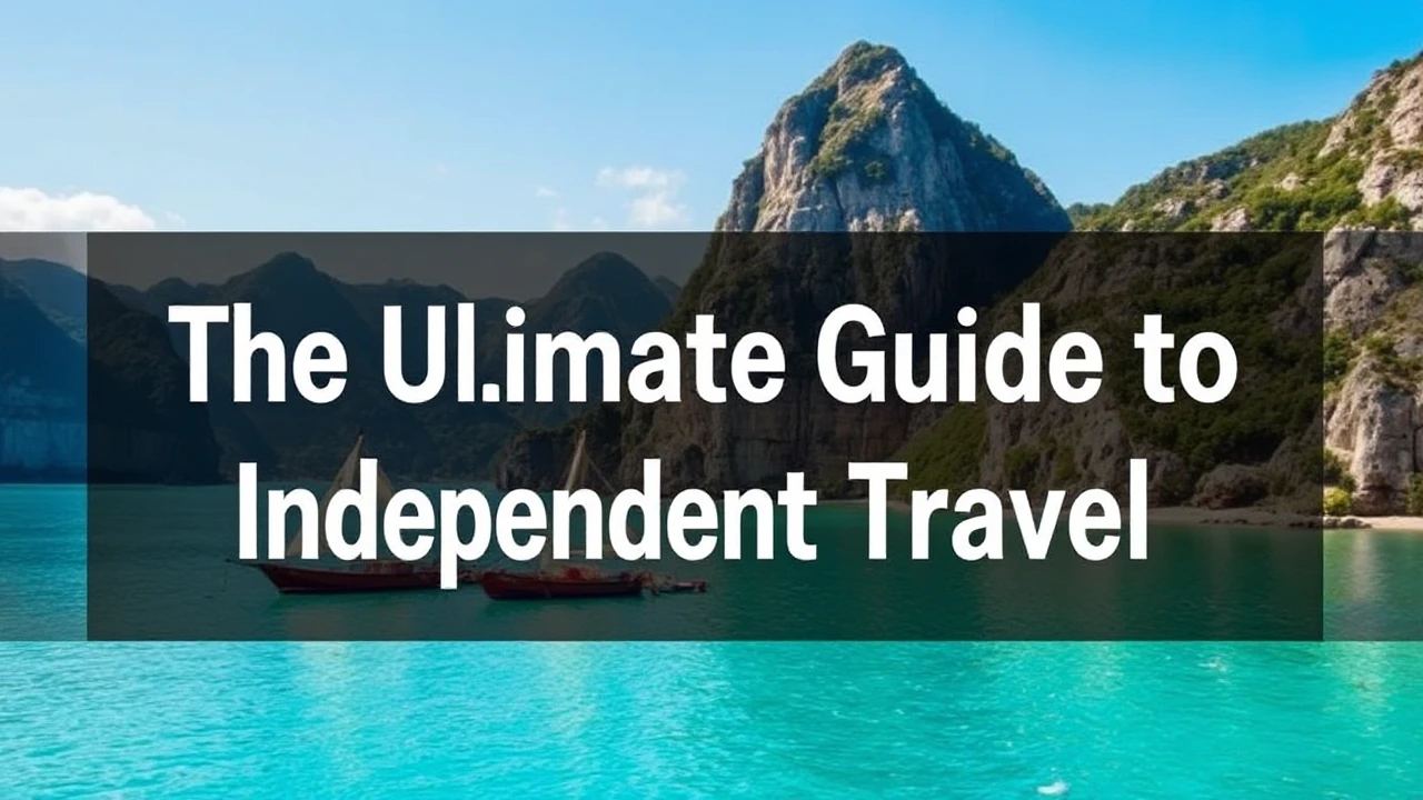 The Ultimate Guide to Independent Travel: Expert Tips for Venturing into the World Alone
