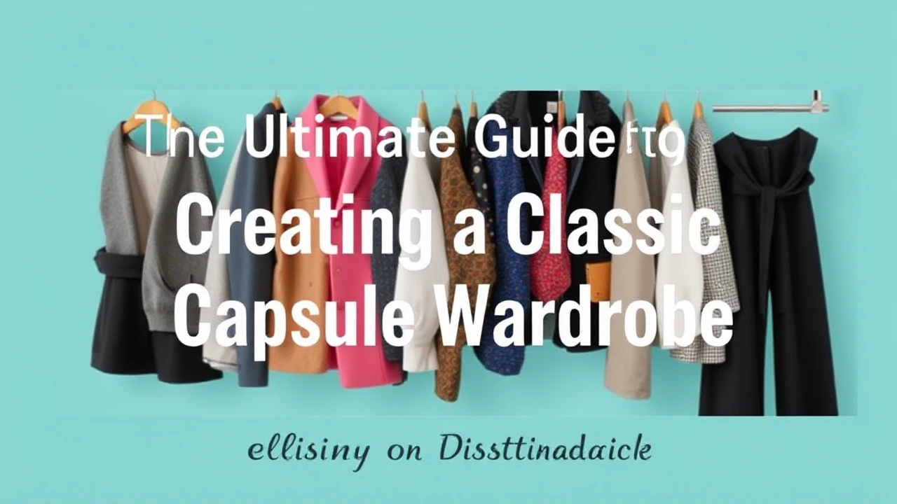 The Ultimate Guide to Creating a Classic Capsule Wardrobe