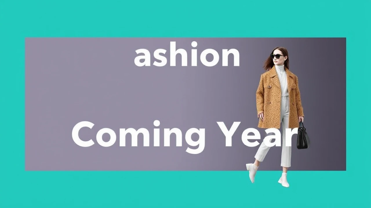 The Fashion Trends to Look Forward to in the Coming Year