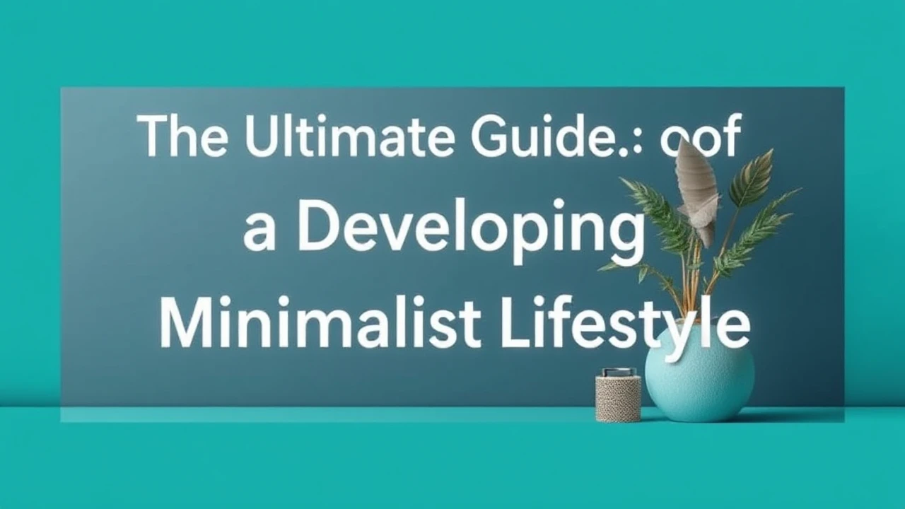 The Ultimate Guide of Developing a Minimalist Lifestyle
