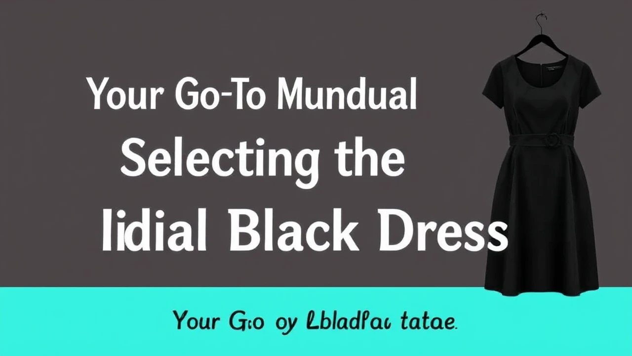 Your Go-To Manual of Selecting the Ideal Little Black Dress