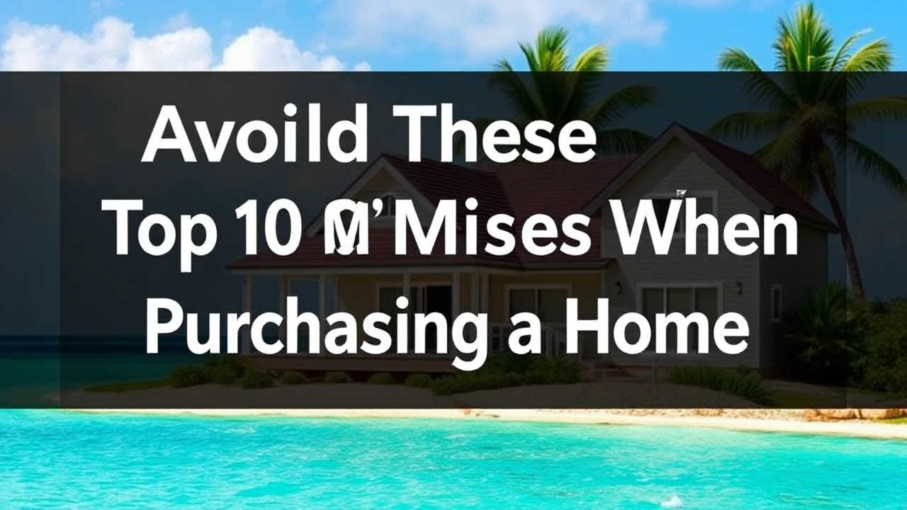 Avoid These Top 10 Mistakes When Purchasing a Home