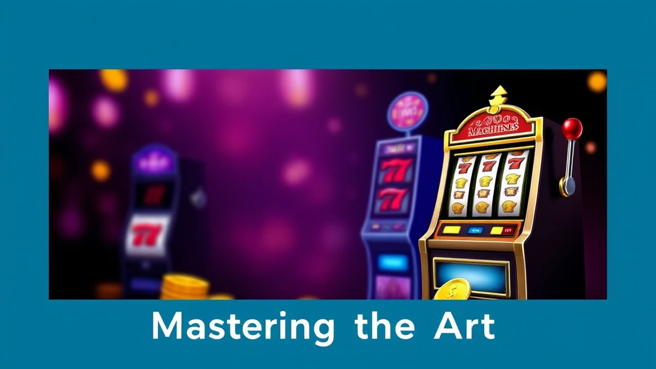 Mastering the Art in Slot Machine Strategy and Payouts