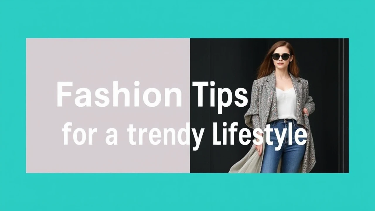 5 Stylish Fashion Tips for a Trendy Lifestyle