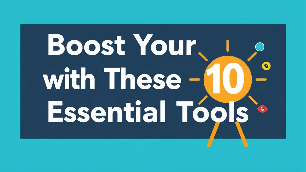 Boost Your Business with These 10 Essential Tools