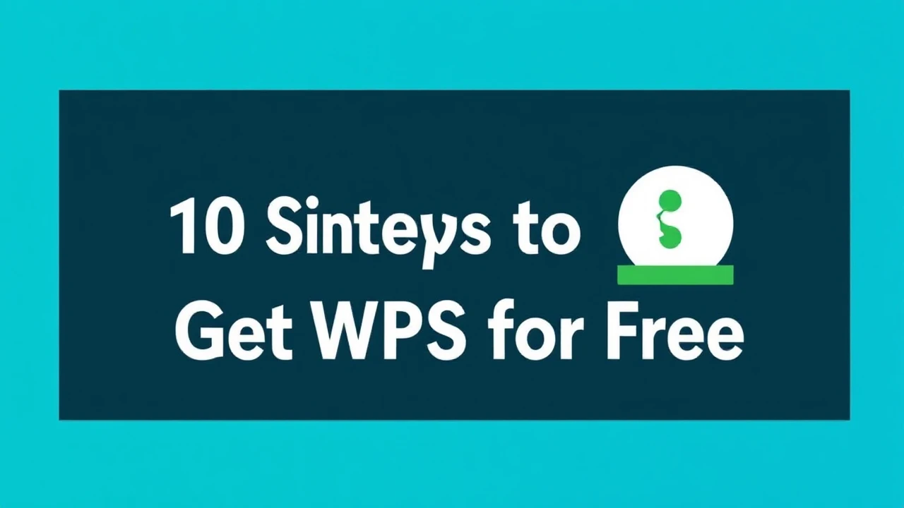10 Simple Steps to Get WPS for Free