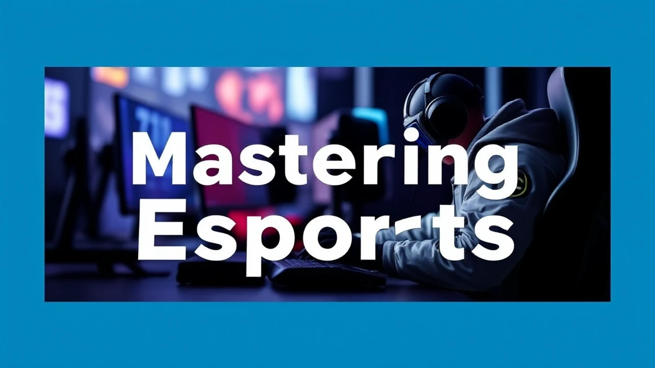 Mastering Esports: A Beginner's Guide to Conquering the Game