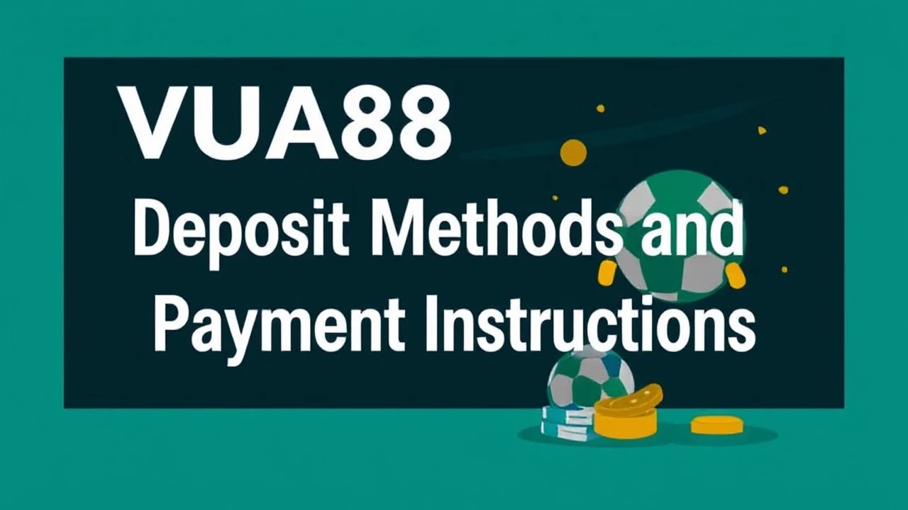 VUA88 Deposit Methods and Payment Instructions