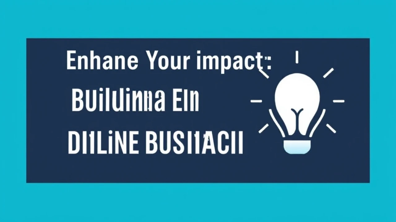 Enhance Your Impact: Building a Effective Online Business Coach Brand