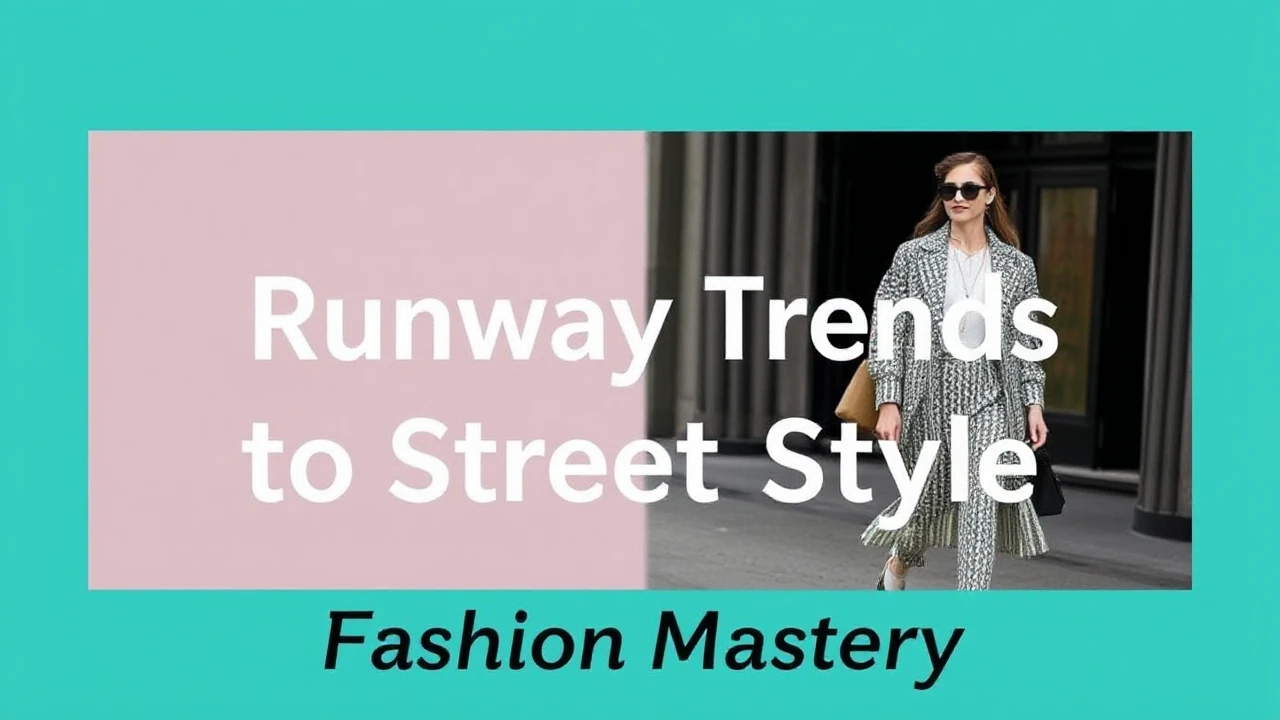 Fashion Mastery: Bringing Runway Trends to Street Style