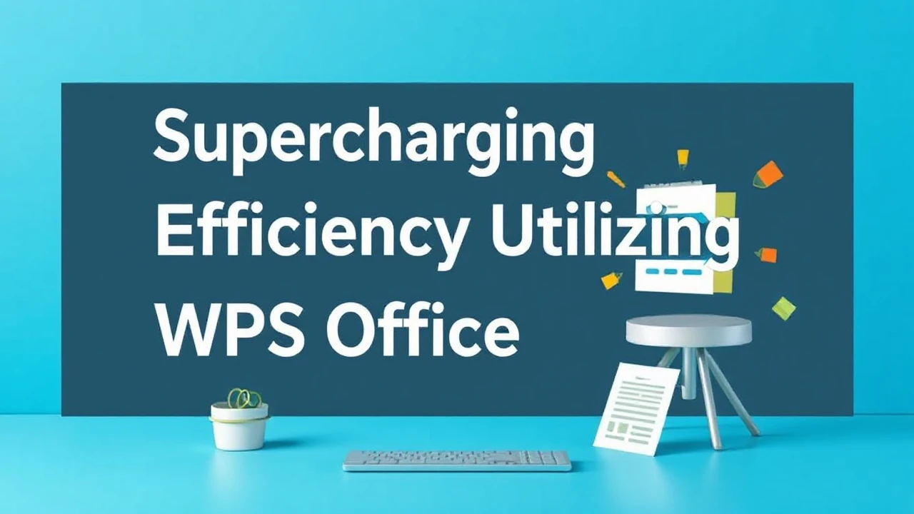 Supercharging Efficiency Utilizing WPS Office Tools