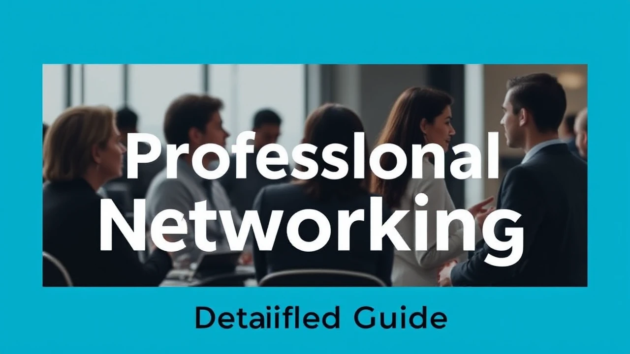 Mastering the Art of Professional Networking: A Detailed Guide