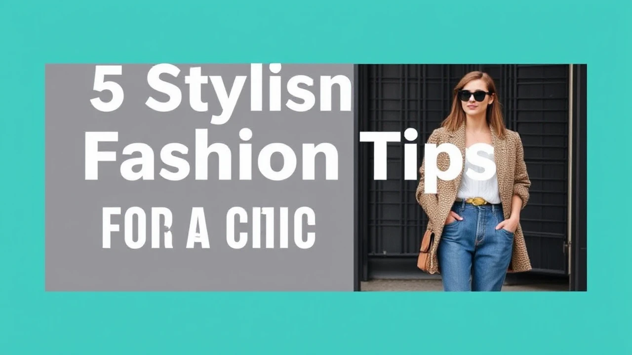 5 Stylish Fashion Tips for a Chic Lifestyle