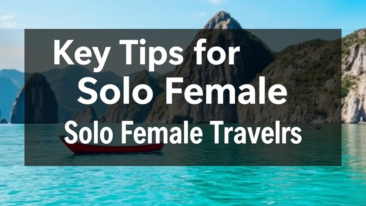 Key Tips for Solo Female Travelers: Ensuring Safety and Empowerment