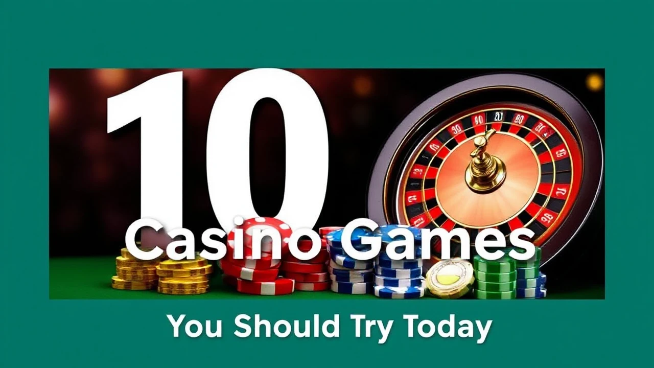 Top-Rated 10 Casino Games You Should Try Today