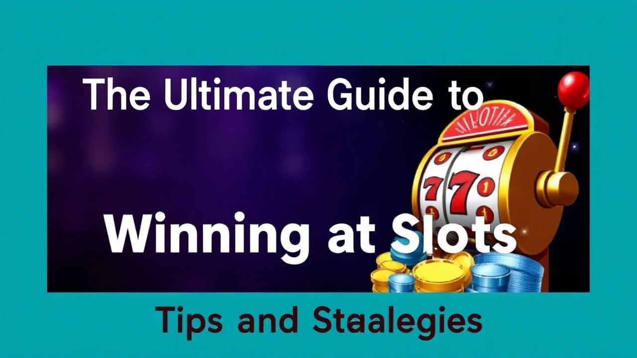 The Ultimate Guide to Winning at Slots: Tips and Strategies