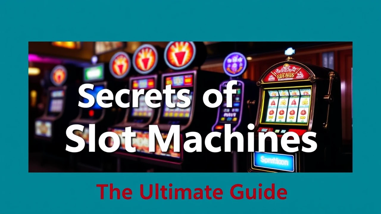 Unlocking the Secrets of Slot Machines: The Ultimate Guide