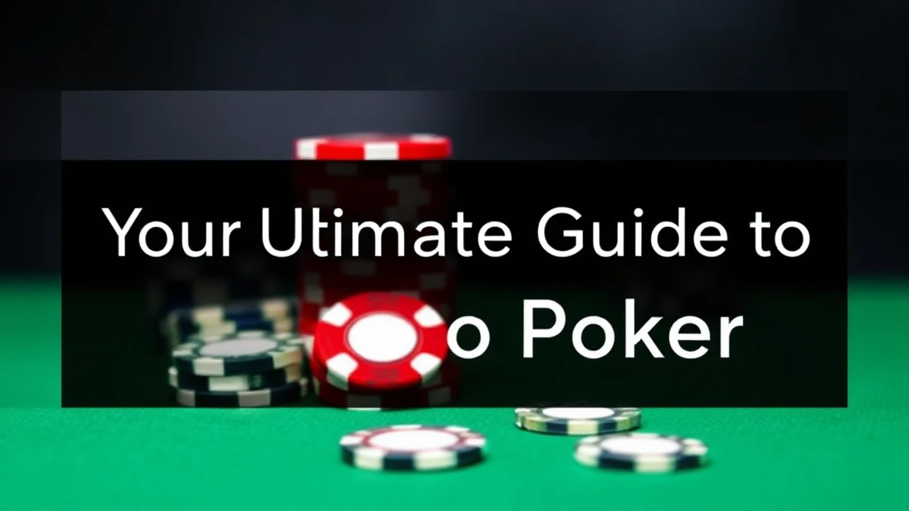 Unlocking Poker: Your Ultimate Guide to Casino Poker